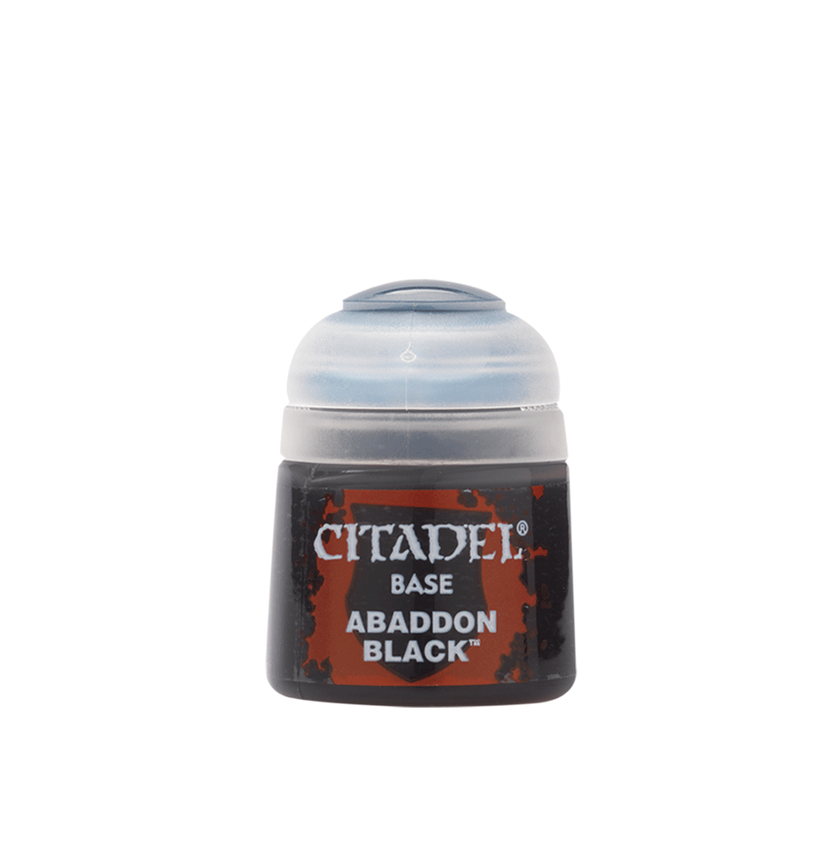 Citadel Colors 21-25 Abaddon Black Base 12ml (GAW21-25)