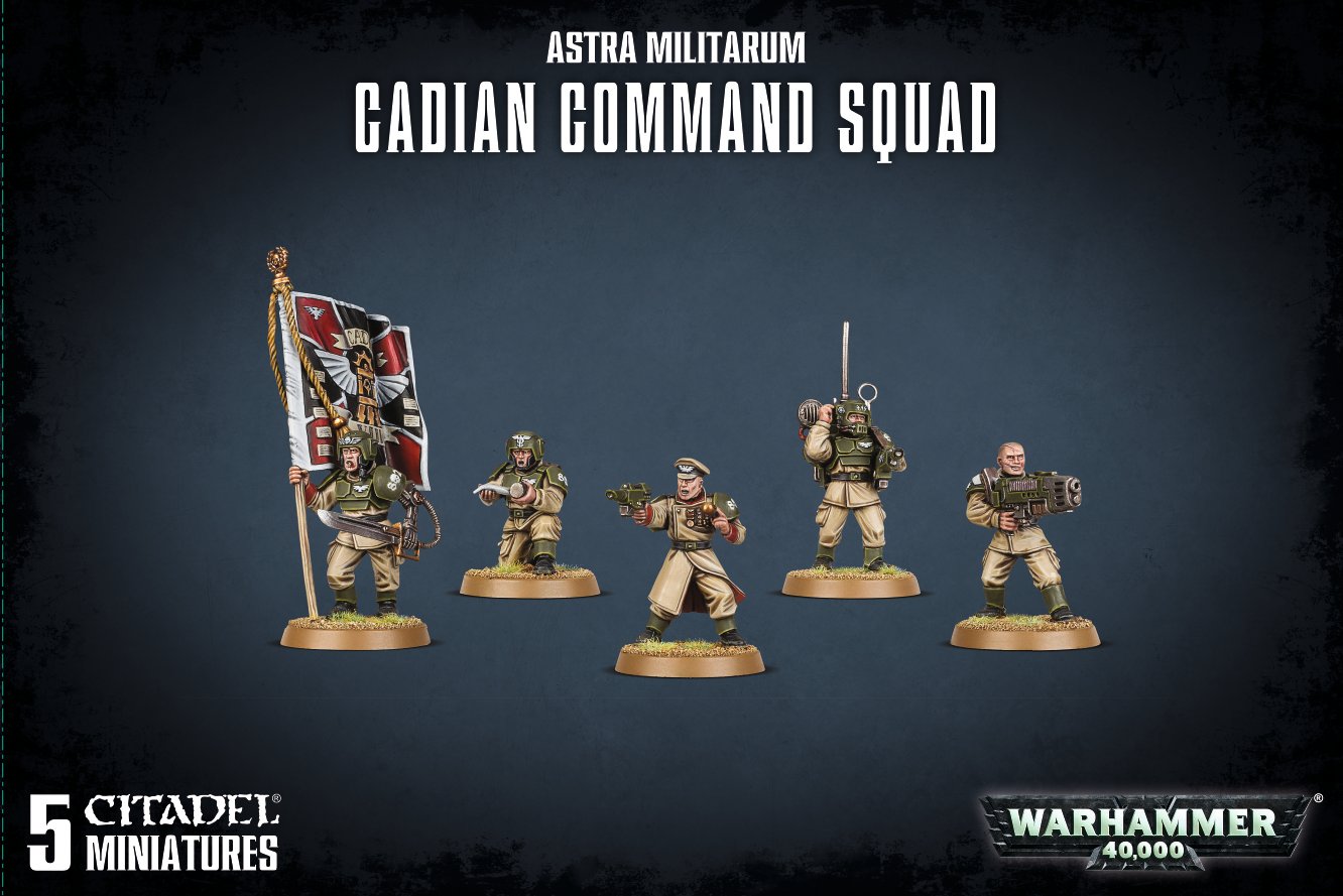 47-09 Warhammer 40,000: Astra Militarum: Cadian Command Squad