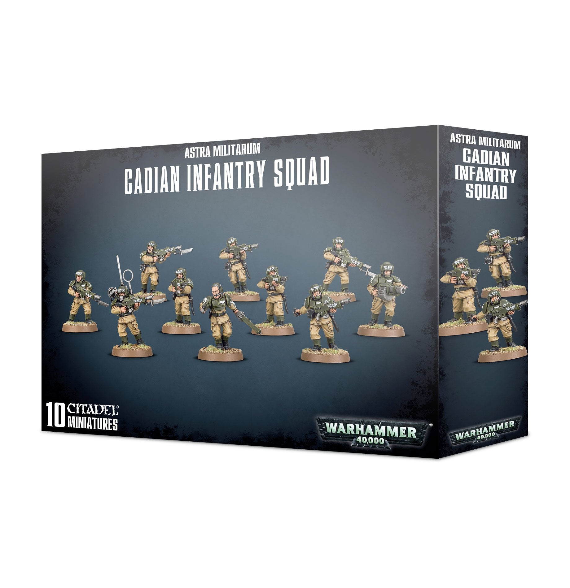 Astra Militarum Cadian Infantry Squad Warhammer 40k