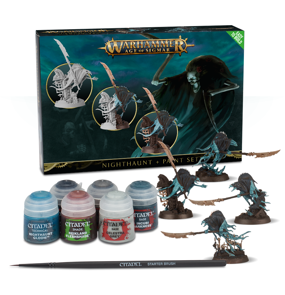 Warhammer Age of Sigmar Nighthaunts + Paint Set